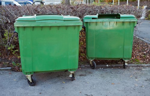 Recycling facilities processing skipped waste