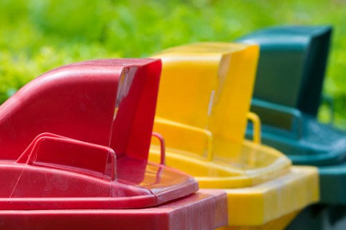 Electronic waste being responsibly disposed of