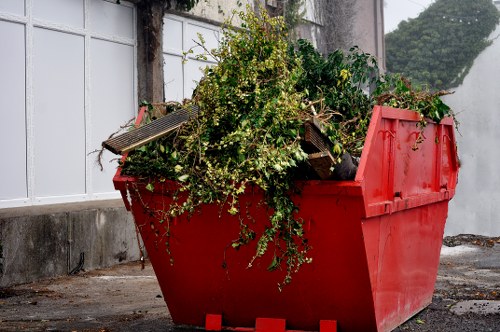 Safety measures during construction waste removal